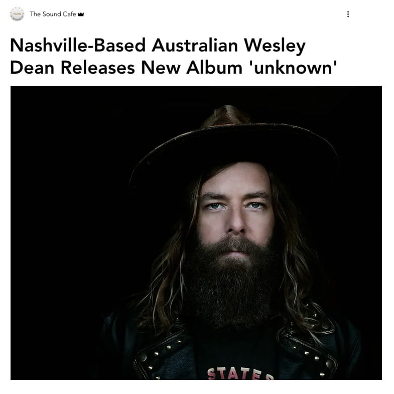 Wesley Dean didn't need to leave Australia. For more than a dozen years, he'd been one of the continent's best-known artists, armed with a larger-than-life voice that catapulted songs like